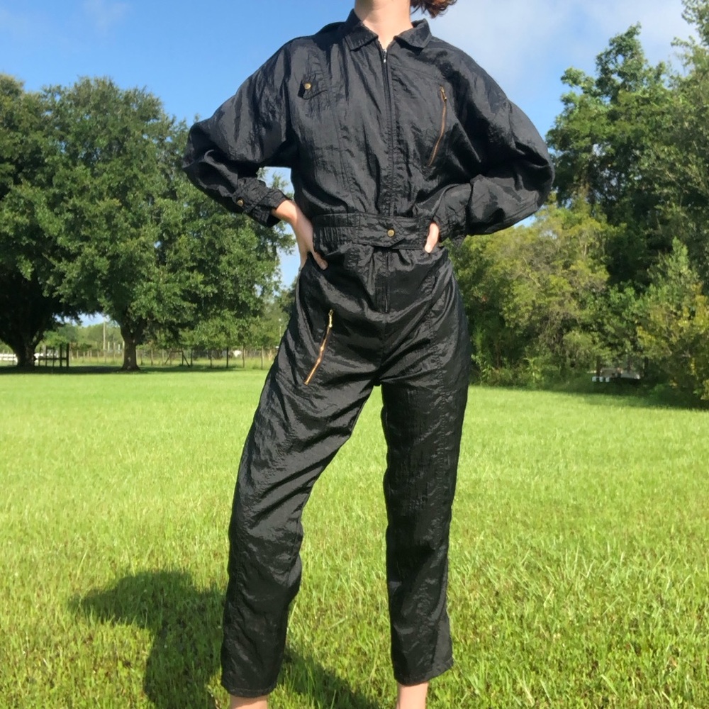 Vintage Windbreaker Jumpsuit - Picture 1 of 5